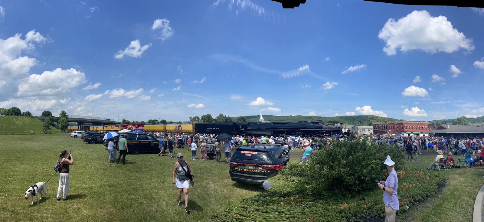 Half of Steuben County came out for it — the Big Boy parked right downtown.
